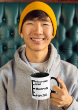 Load image into Gallery viewer, Obvious message mugs: #epicfail #funnyvids #thestruggleisreal