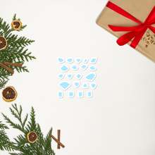 Load image into Gallery viewer, On Beam's End!! Collection : 3x3 inch Baby Blue Diamonds sticker sheet