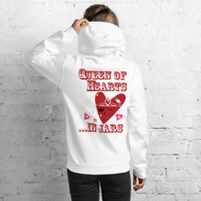 Load image into Gallery viewer, U Cross My Heart Collection : Queen of Hearts ...in jars Unisex Hoodie