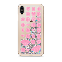 Load image into Gallery viewer, On Beam's End!! iPhone X/XR/XS/XS Max Pink Diamonds Liquid Glitter Phone Case