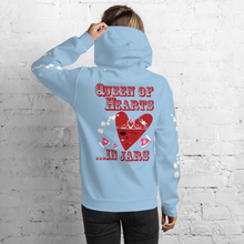 Load image into Gallery viewer, U Cross My Heart Collection : Queen of Hearts ...in jars Unisex Hoodie
