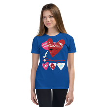 Load image into Gallery viewer, U Cross My Heart Collection : Youth Large/X-Large Queen Tee