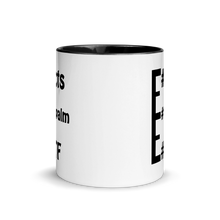 Load image into Gallery viewer, Obvious message mugs: #WTF #facepalm #facts