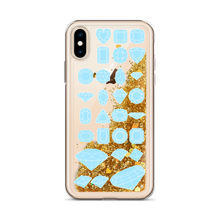 Load image into Gallery viewer, On Beam's End!! iPhone X/XR/XS/XS Max Baby Blue Diamonds Liquid Glitter Phone Case