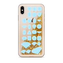 Load image into Gallery viewer, On Beam's End!! iPhone X/XR/XS/XS Max Baby Blue Diamonds Liquid Glitter Phone Case