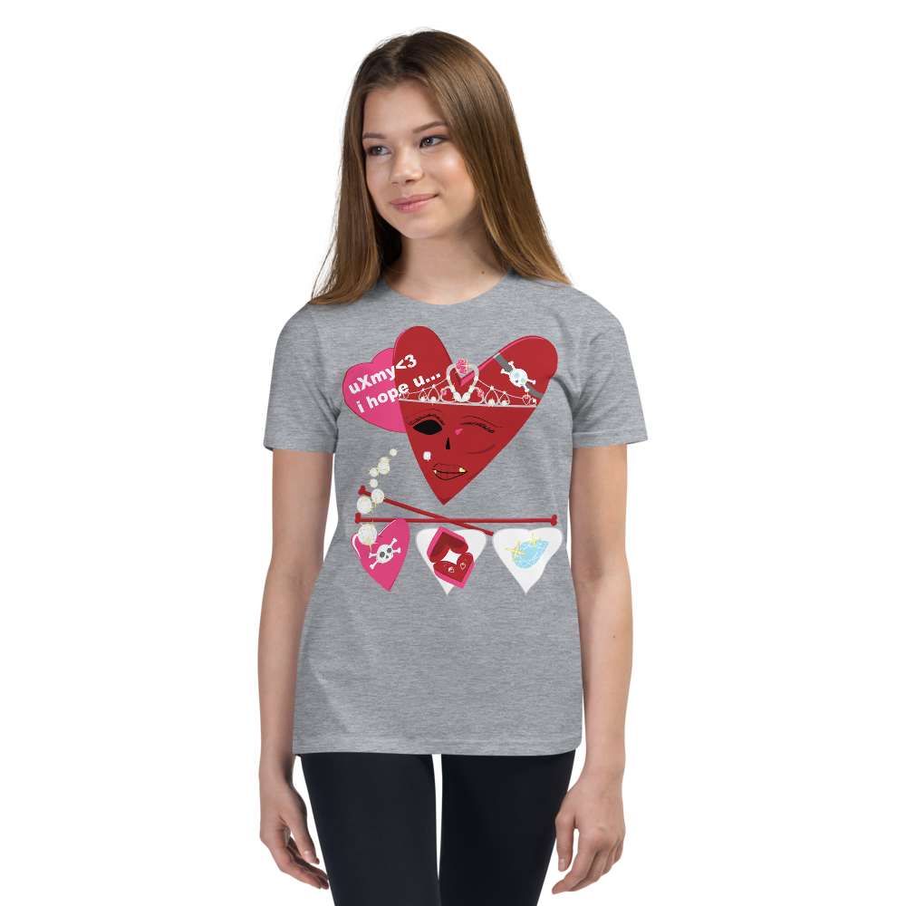 U Cross My Heart Collection : Youth Small/Medium Queen Tee