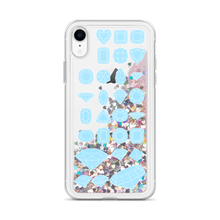 Load image into Gallery viewer, On Beam&#39;s End!! iPhone X/XR/XS/XS Max Baby Blue Diamonds Liquid Glitter Phone Case
