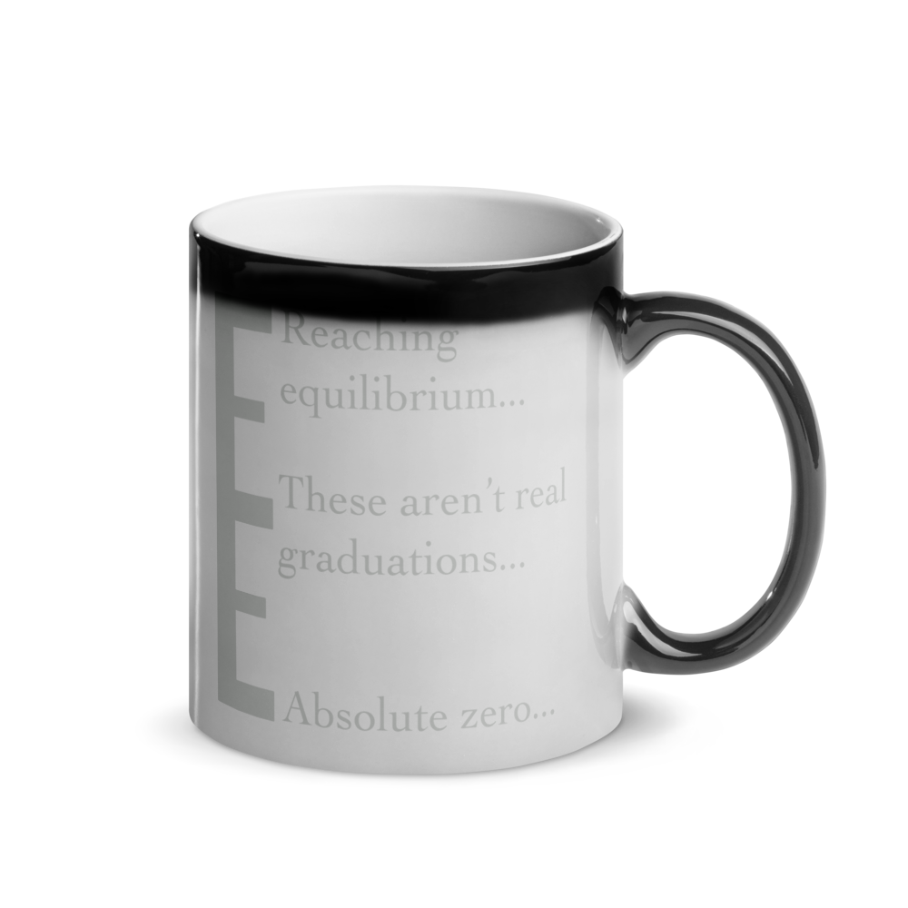 Hidden Chemistry message mugs : Absolute zero