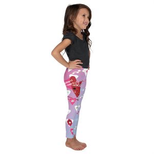 U Cross My Heart Collection : Youth 2T-7 Queen of Hearts leggings