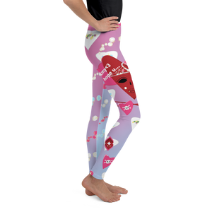 U Cross My Heart Collection : Youth 8-20 Queen of Hearts Leggings