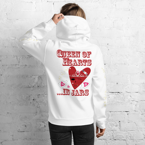 U Cross My Heart Collection : Queen of Hearts ...in jars Unisex Hoodie