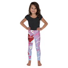 Load image into Gallery viewer, U Cross My Heart Collection : Youth 2T-7 Queen of Hearts leggings
