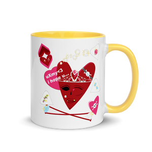 U Cross My Heart Obvious Message Mug : "Meet the Queen"