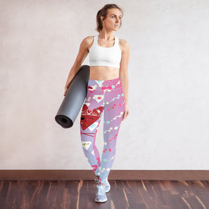 U Cross My Heart Collection : "Meet the Queen" Yoga Pants