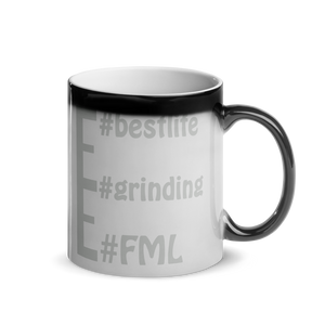 Hidden #message mugs: #FML #grinding #bestlife