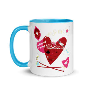 U Cross My Heart Obvious Message Mug : "Meet the Queen"