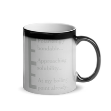 Load image into Gallery viewer, Hidden Chemistry message mugs : At my boiling point already
