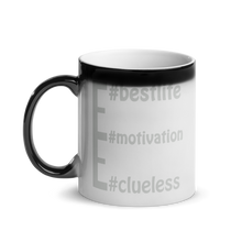 Load image into Gallery viewer, Hidden #message mugs: #clueless #motivation #bestlife
