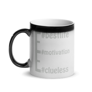 Hidden #message mugs: #clueless #motivation #bestlife