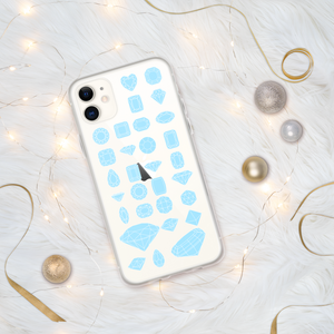 On Beam's End!! iPhone 11/11 Pro/11 Pro Max Baby Blue Diamonds Phone Case