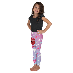 U Cross My Heart Collection : Youth 2T-7 Queen of Hearts leggings