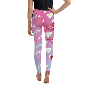 U Cross My Heart Collection : Youth 8-20 Queen of Hearts Leggings