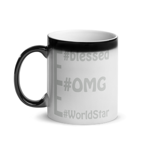 Hidden #message mugs: #WorldStar #OMG #blessed