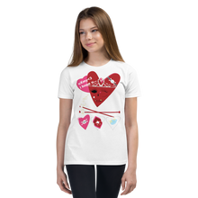 Load image into Gallery viewer, U Cross My Heart Collection : Youth Large/X-Large Queen Tee
