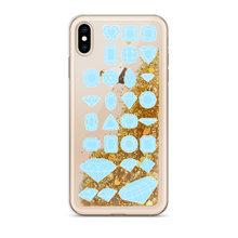 Load image into Gallery viewer, On Beam&#39;s End!! iPhone X/XR/XS/XS Max Baby Blue Diamonds Liquid Glitter Phone Case
