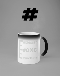 Hidden #message mugs: #WorldStar #OMG #blessed